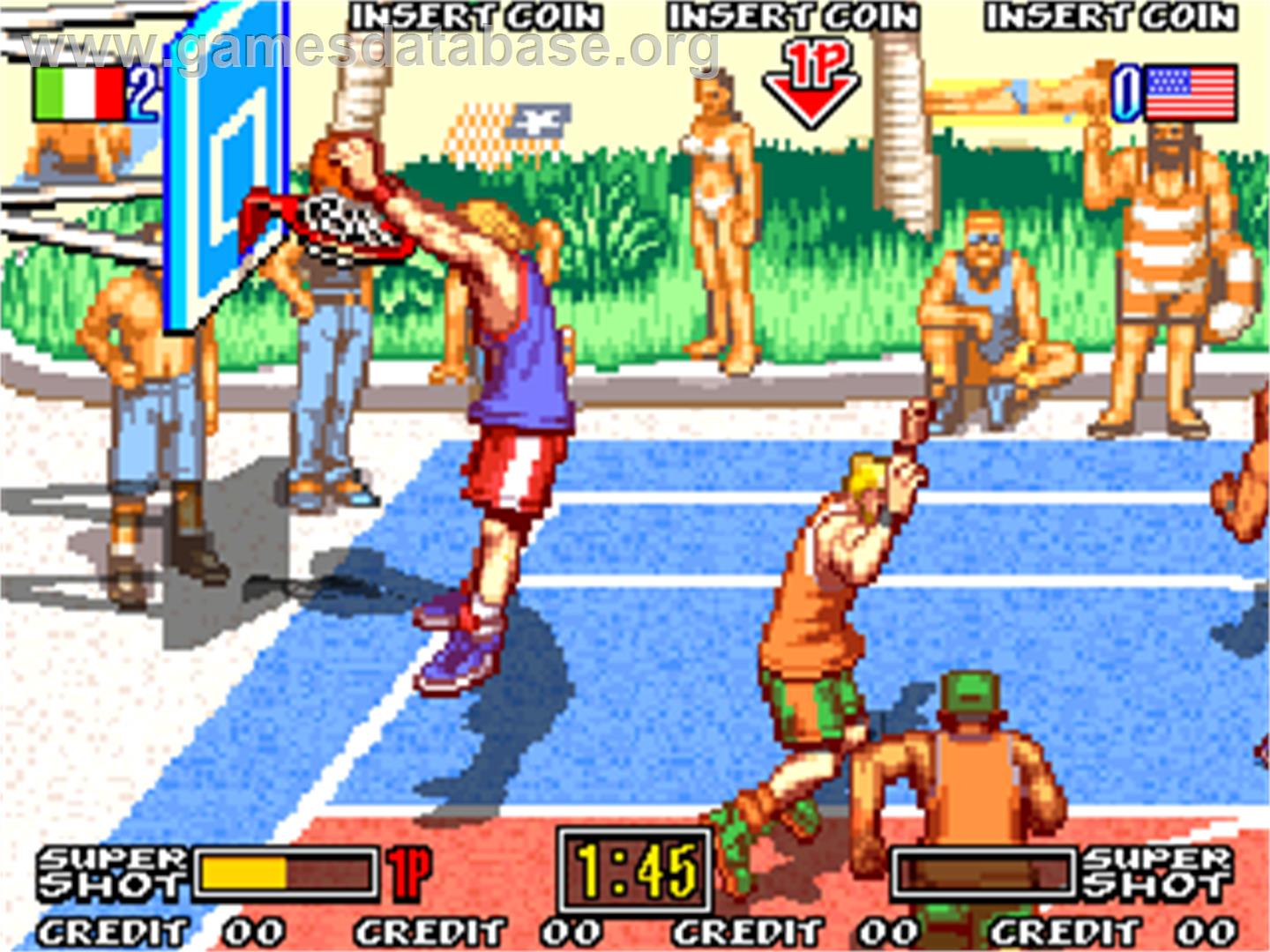 Dunk Dream '95 - Arcade - Artwork - In Game