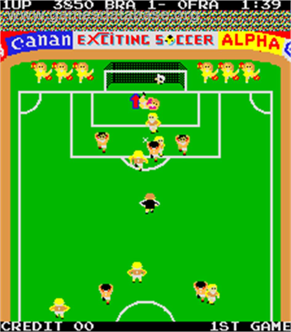 Exciting Soccer - Arcade - Artwork - In Game