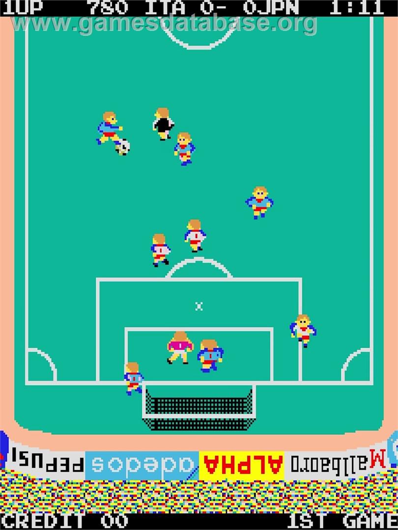 Exciting Soccer II - Arcade - Artwork - In Game