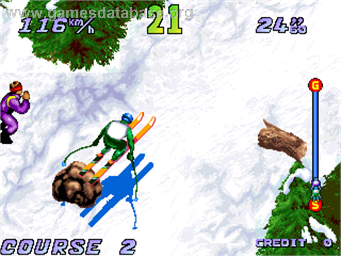 Extreme Downhill - Arcade - Artwork - In Game