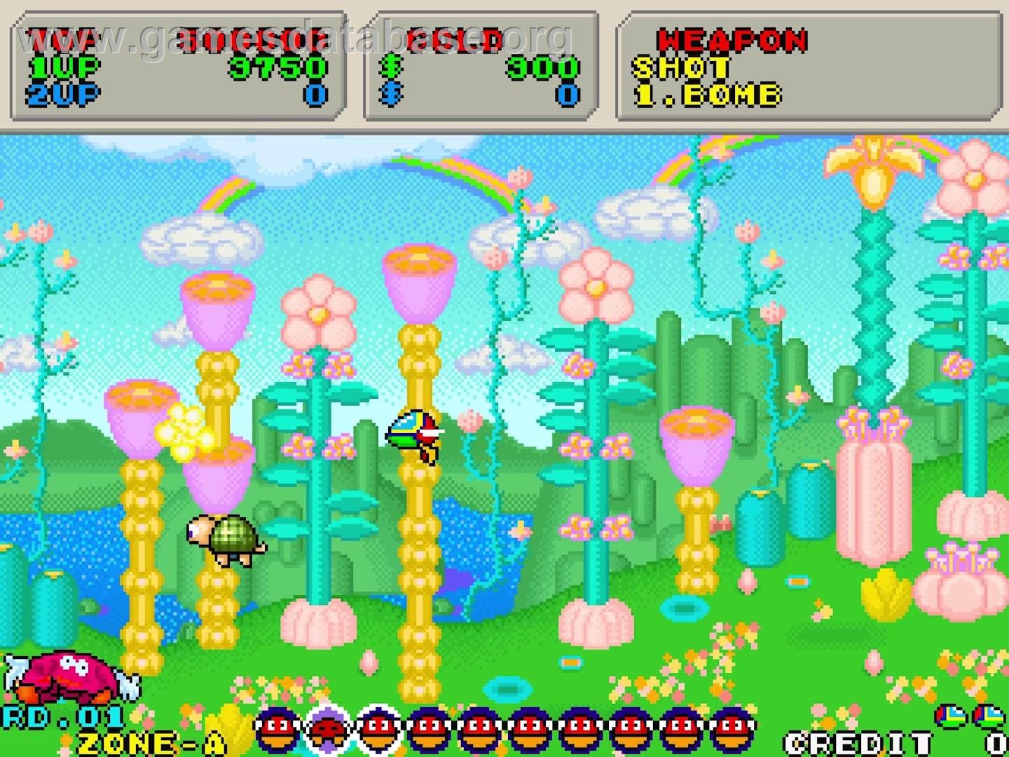 Fantasy Zone II - The Tears of Opa-Opa - Arcade - Artwork - In Game