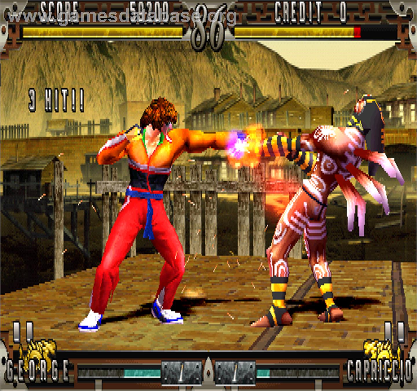 Fighting Layer - Arcade - Artwork - In Game