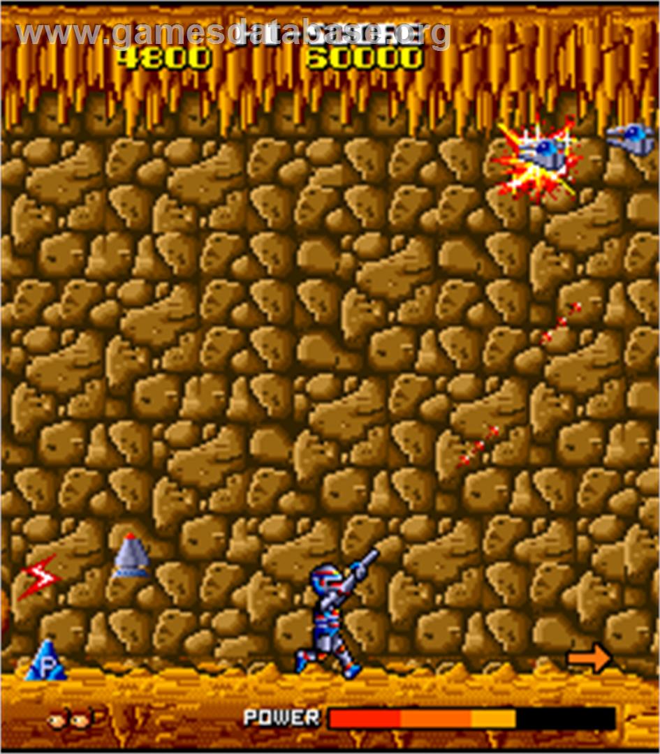 Galivan - Cosmo Police - Arcade - Artwork - In Game
