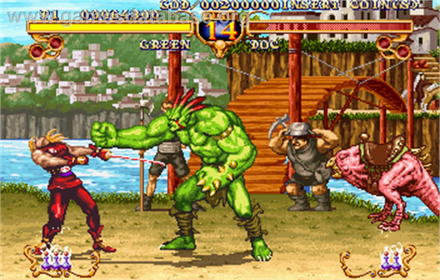 Golden Axe - The Duel - Arcade - Artwork - In Game