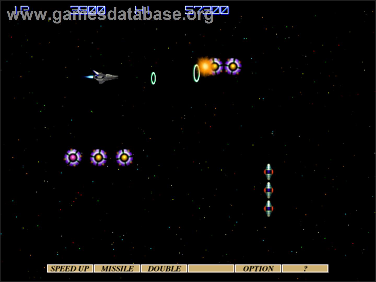 Gradius 4: Fukkatsu - Arcade - Artwork - In Game
