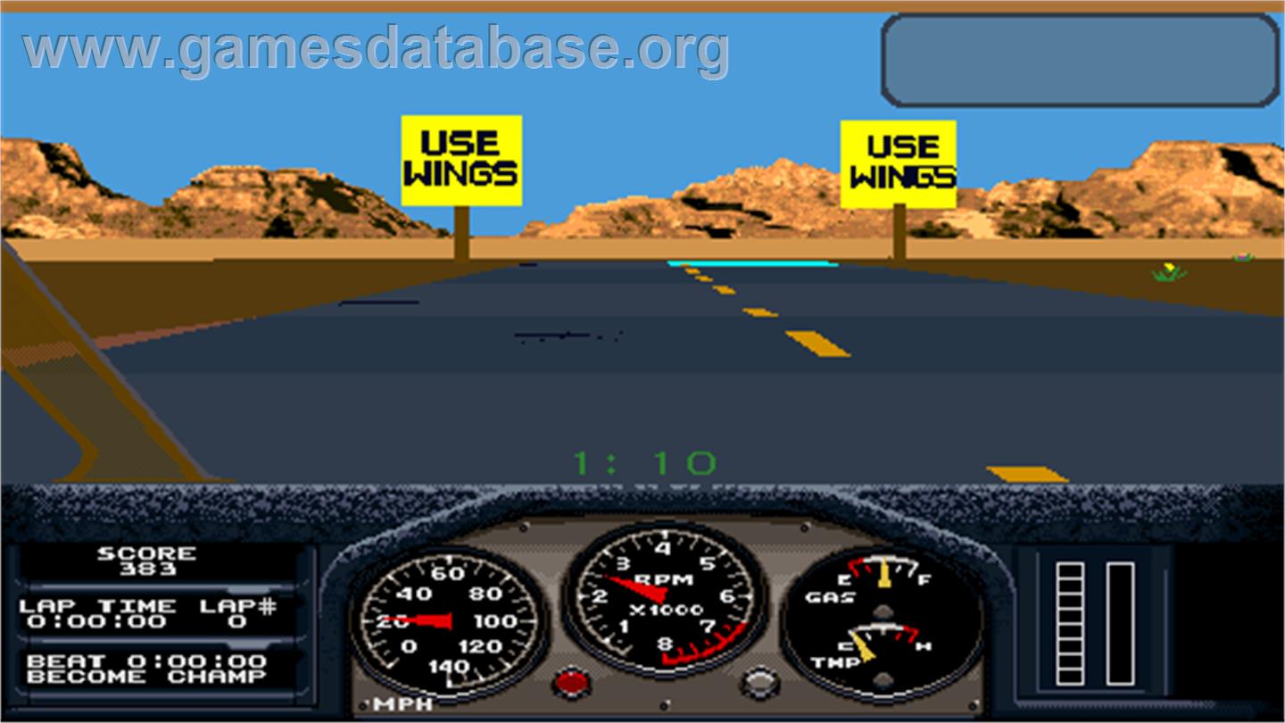 Hard Drivin's Airborne - Arcade - Artwork - In Game