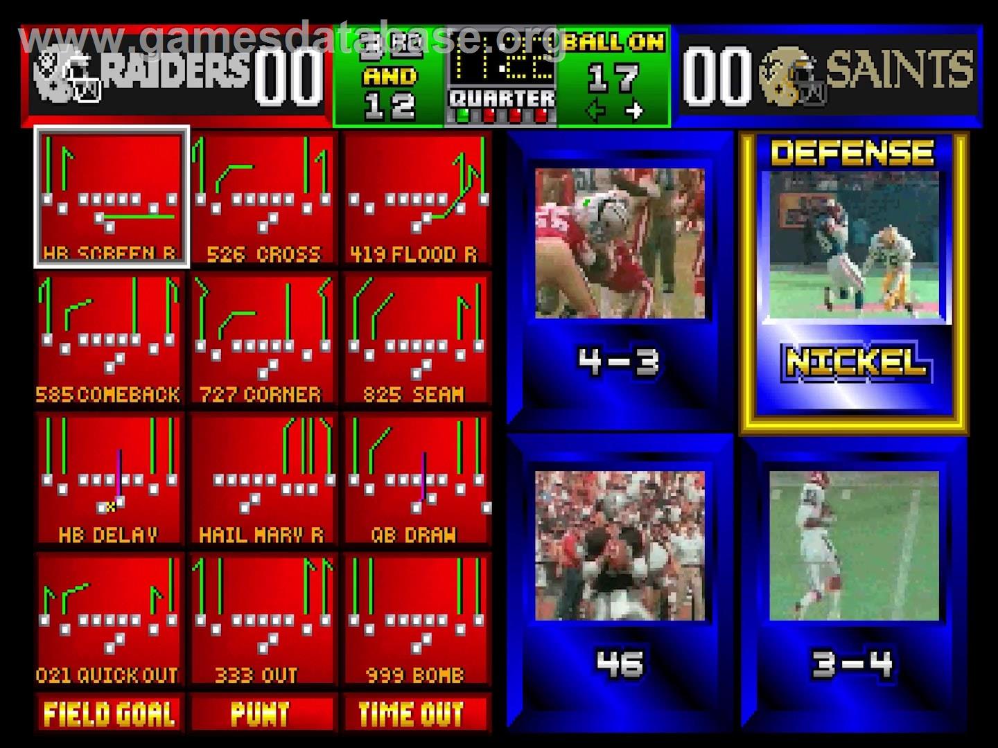 Hard Yardage - Arcade - Artwork - In Game