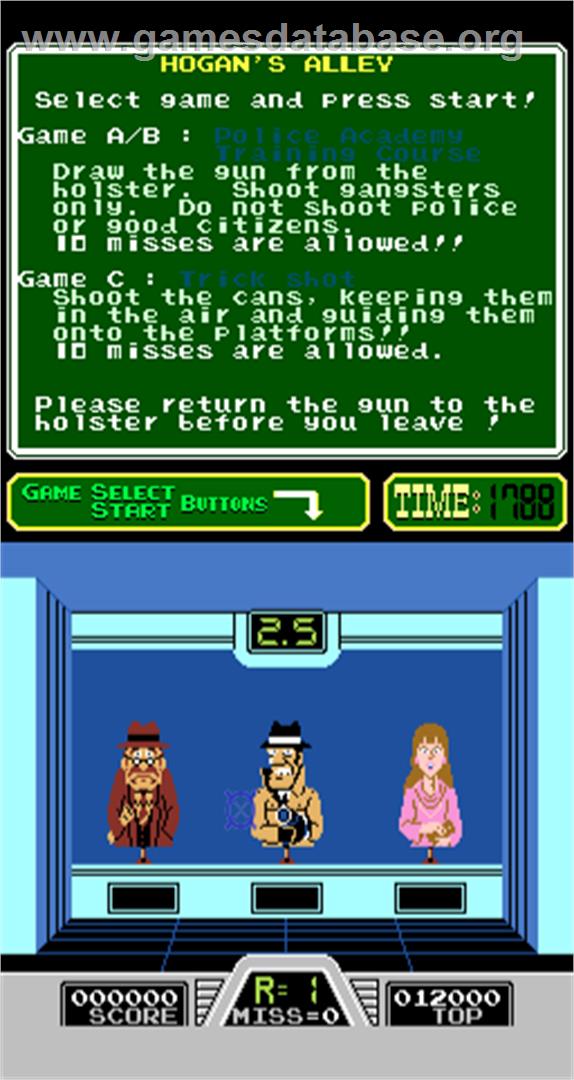 Hogan's Alley - Arcade - Artwork - In Game