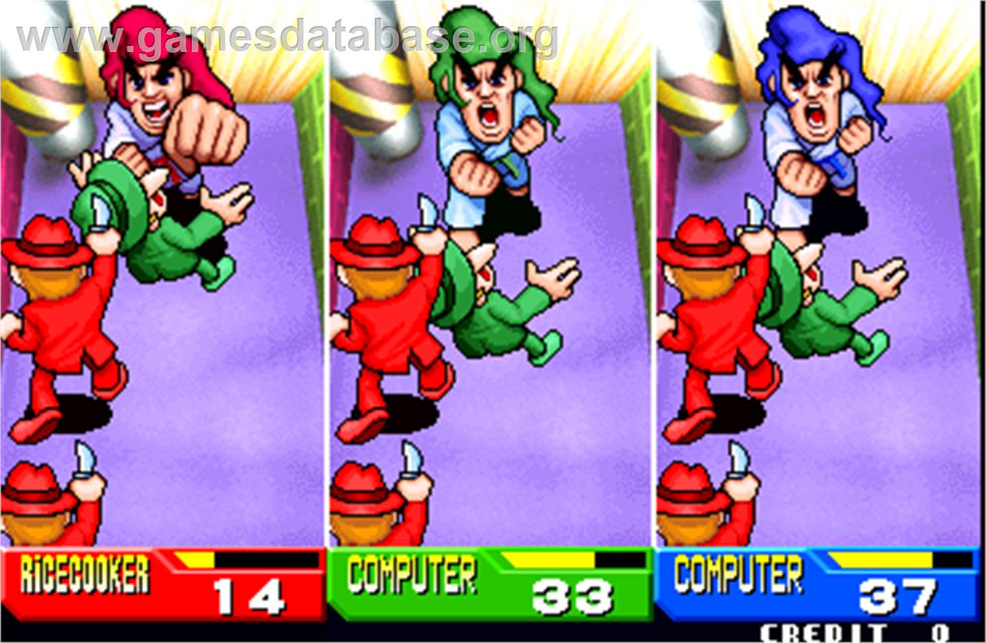 Hyper Bishi Bashi Champ - Arcade - Artwork - In Game