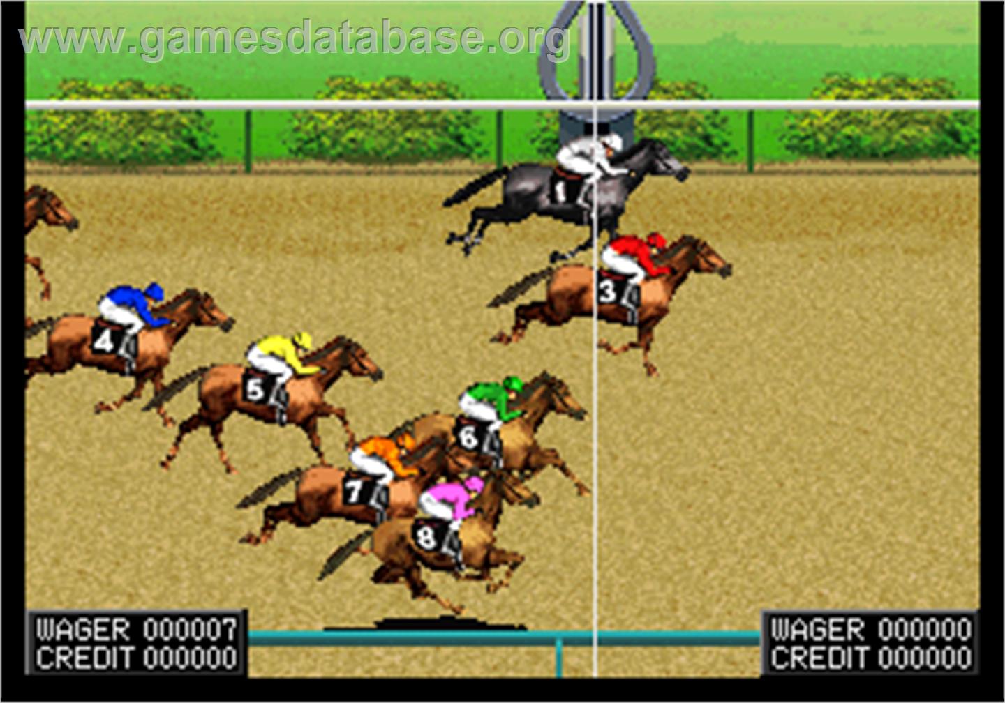 Jockey Grand Prix - Arcade - Artwork - In Game