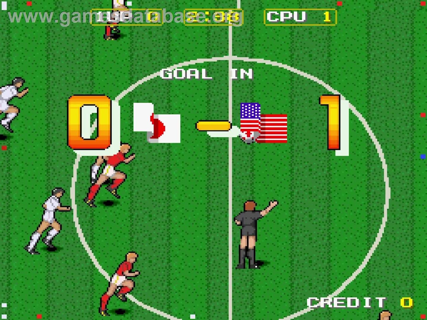 Kick Off: Jaleco Cup - Arcade - Artwork - In Game