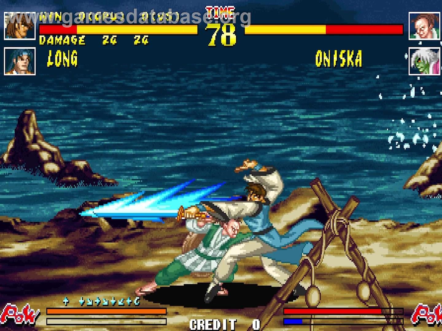 Killing Blade / Ao Jian Kuang Dao, The - Arcade - Artwork - In Game