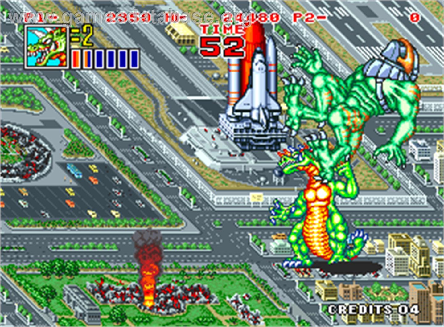 King of the Monsters 2 - The Next Thing - Arcade - Artwork - In Game