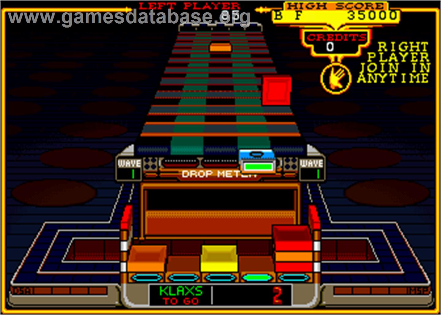 Klax - Arcade - Artwork - In Game