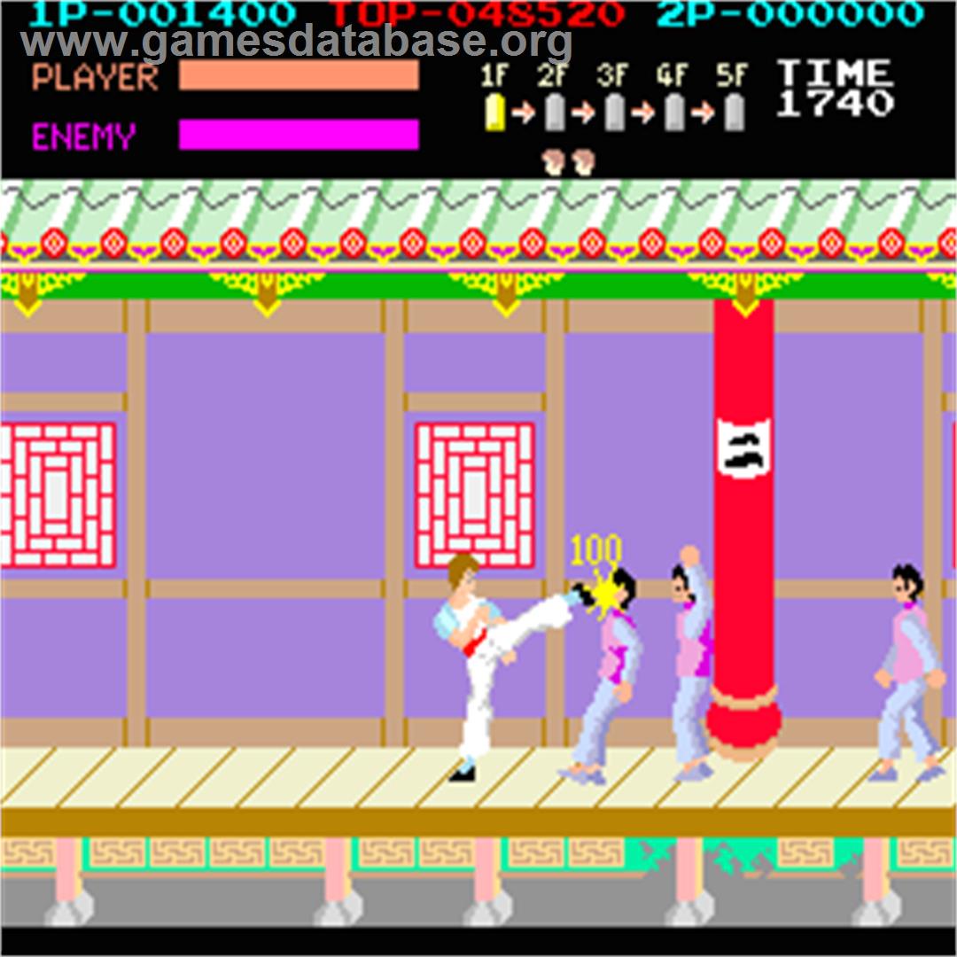 Kung-Fu Master - Arcade - Artwork - In Game