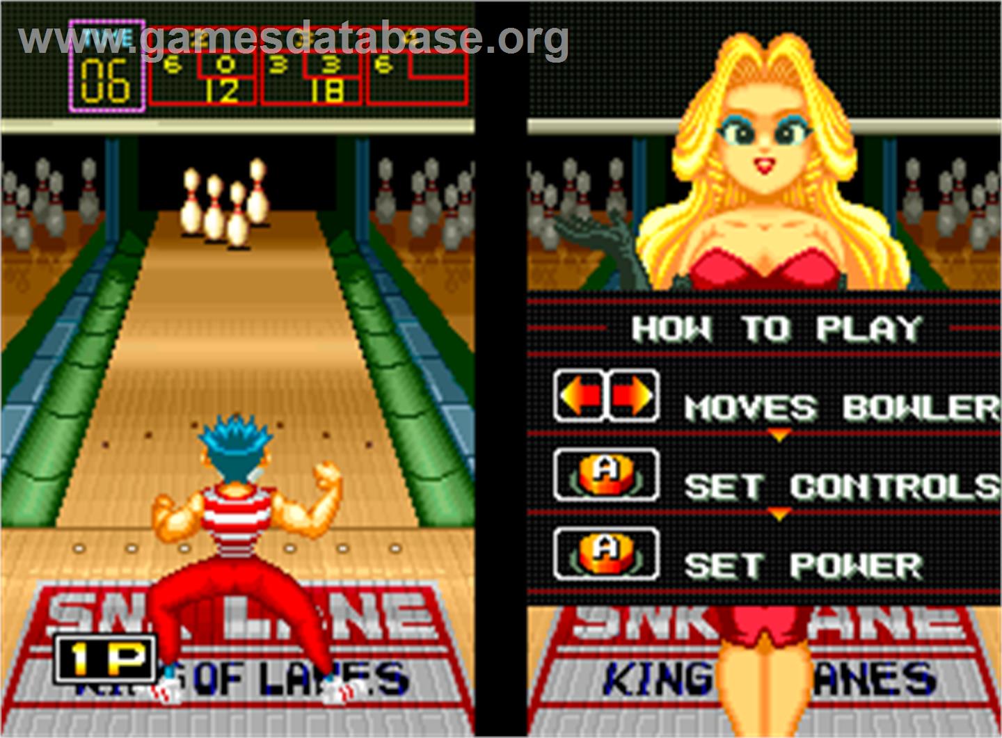 League Bowling - Arcade - Artwork - In Game
