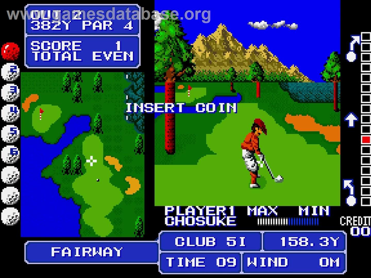 Lee Trevino's Fighting Golf - Arcade - Artwork - In Game