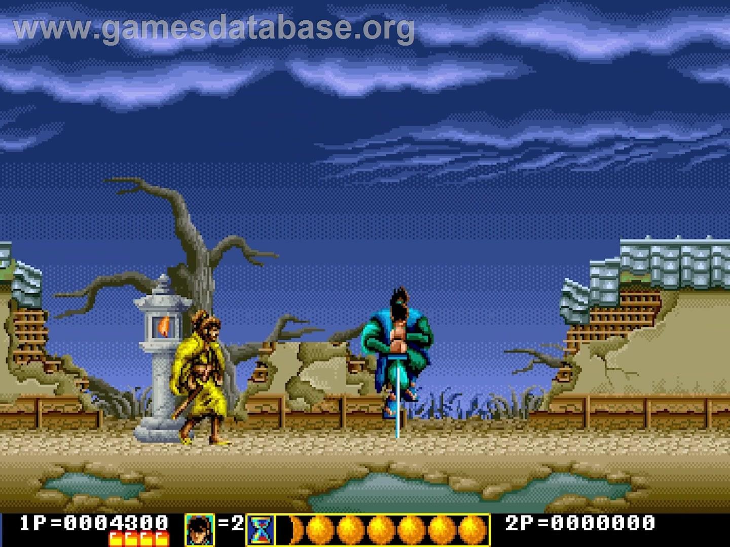 Lightning Swords - Arcade - Artwork - In Game
