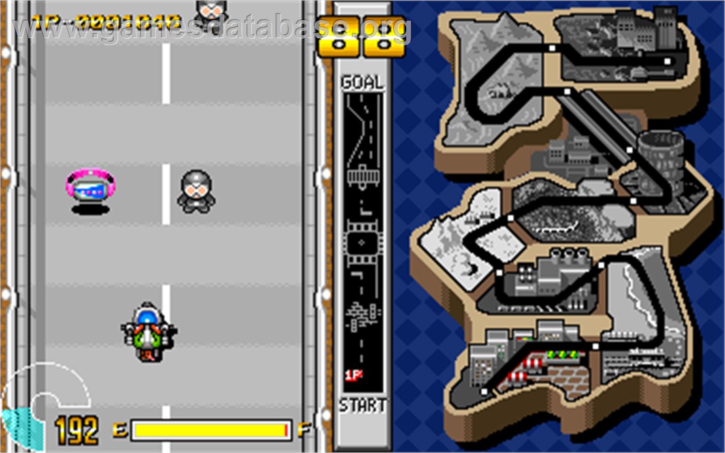Masked Riders Club Battle Race - Arcade - Artwork - In Game