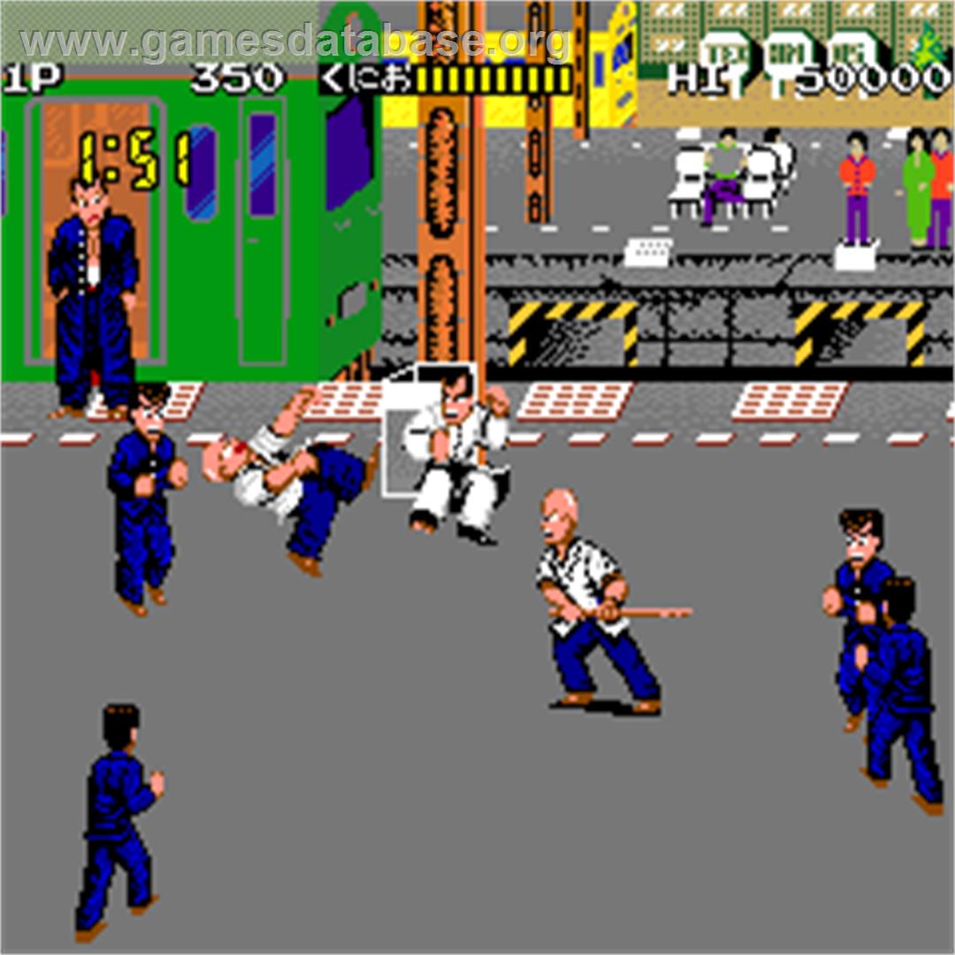 Nekketsu Kouha Kunio-kun - Arcade - Artwork - In Game
