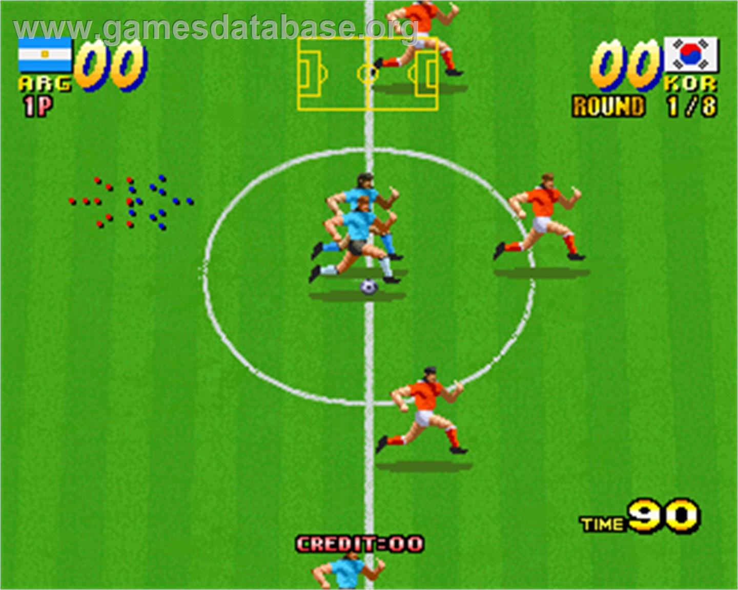 Olympic Soccer '92 - Arcade - Artwork - In Game