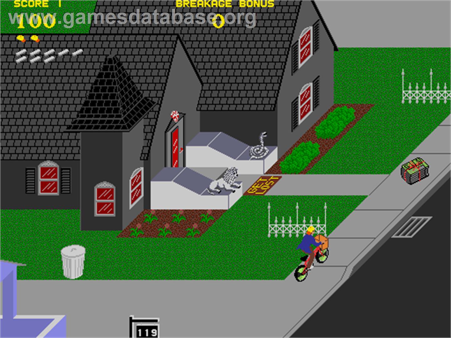 Paperboy - Arcade - Artwork - In Game