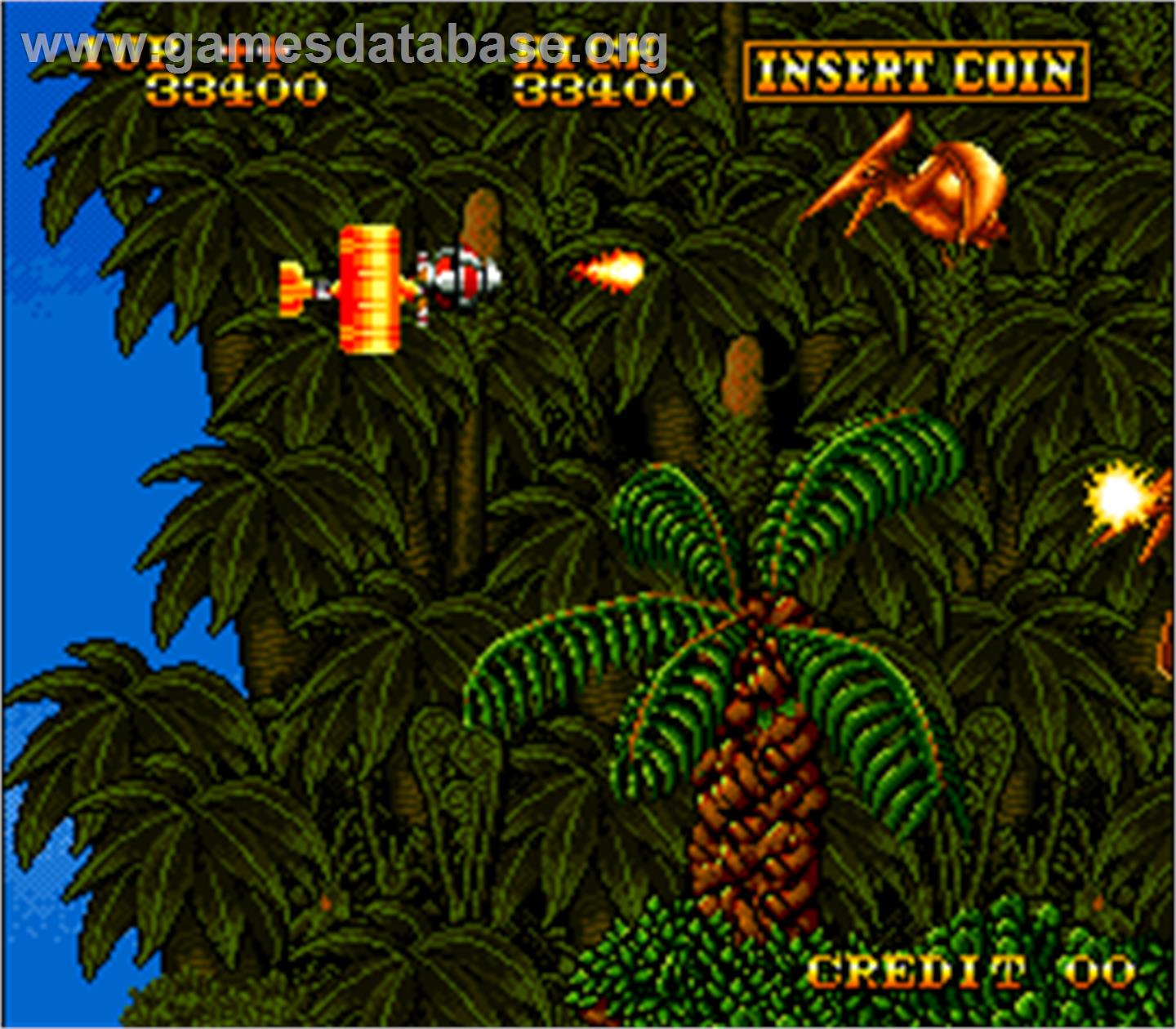 Prehistoric Isle in 1930 - Arcade - Artwork - In Game