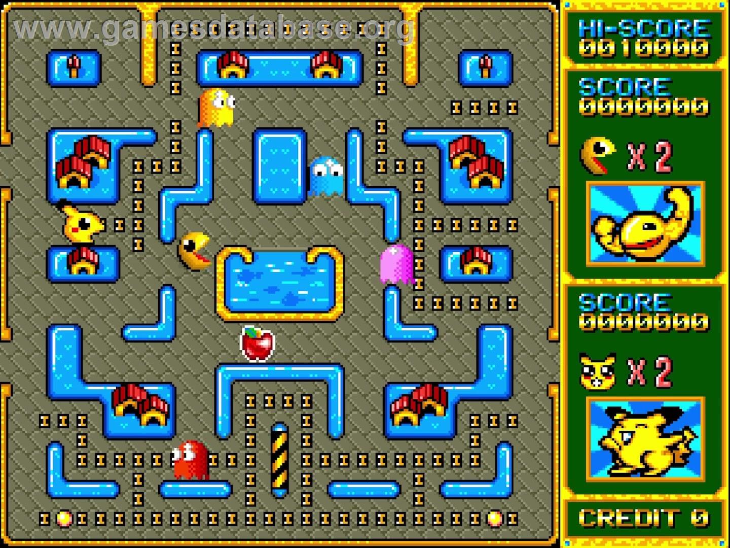 Puckman Pockimon Genie 2000 - Arcade - Artwork - In Game
