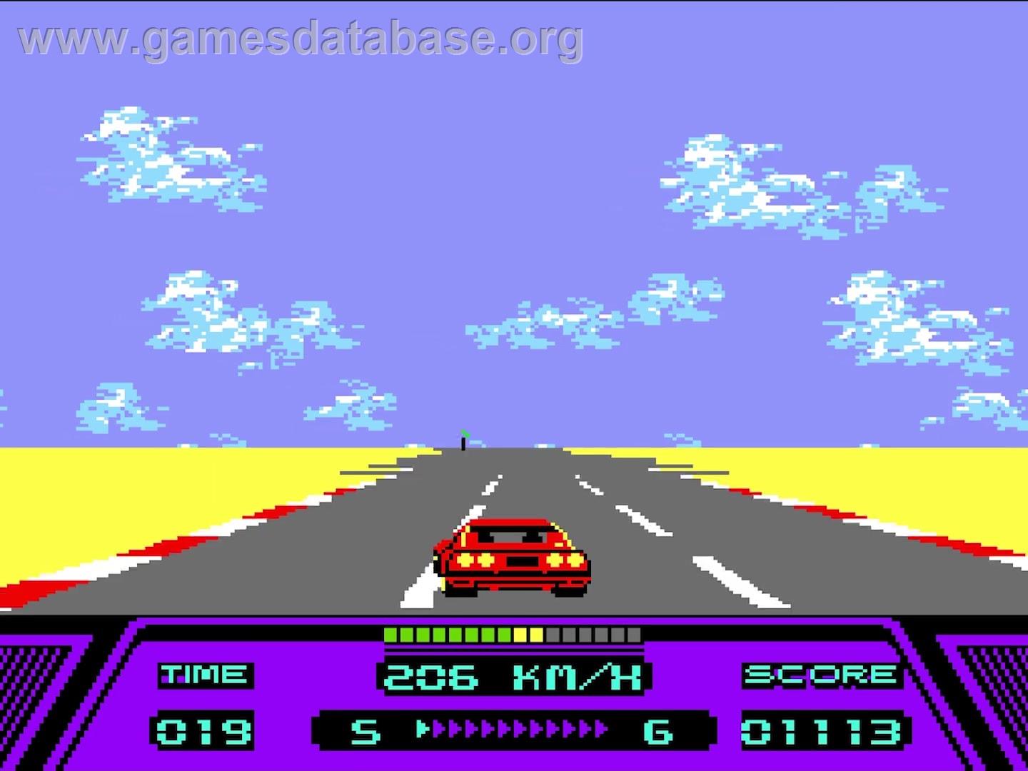 Rad Racer - Arcade - Artwork - In Game