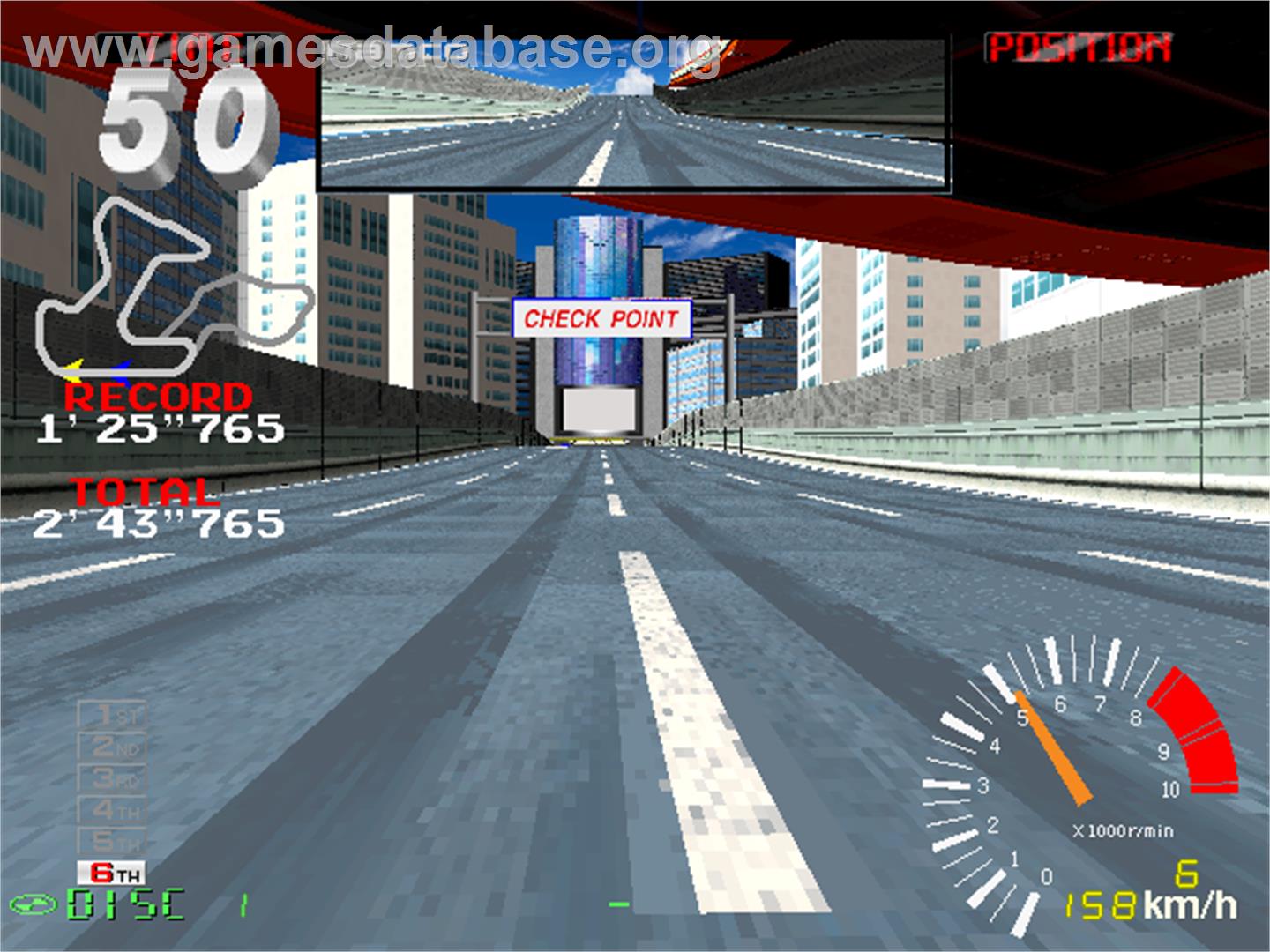 Ridge Racer 2 - Arcade - Artwork - In Game