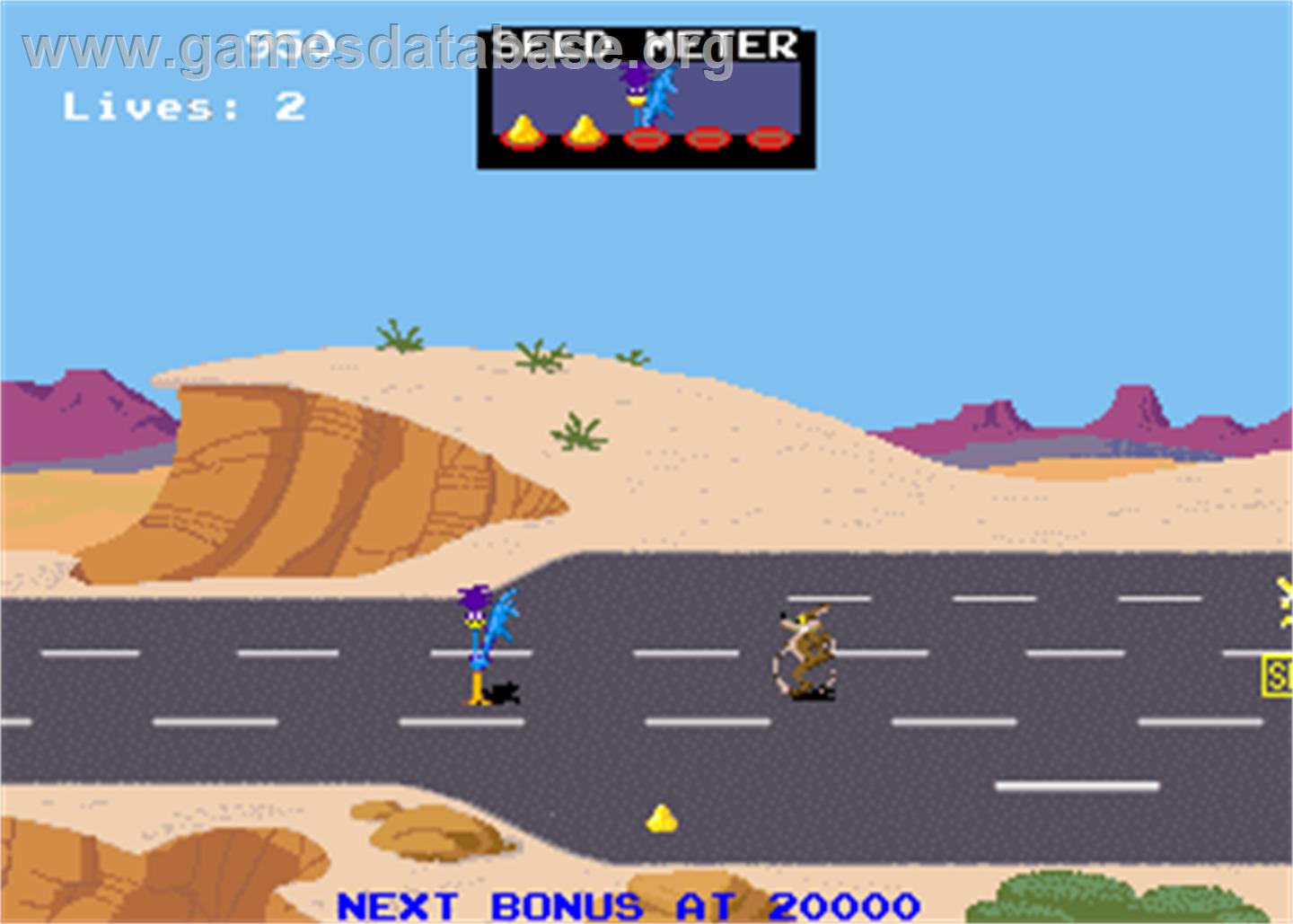 Road Runner - Arcade - Artwork - In Game