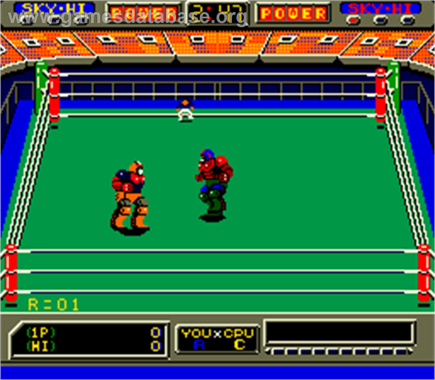 Robo Wres 2001 - Arcade - Artwork - In Game