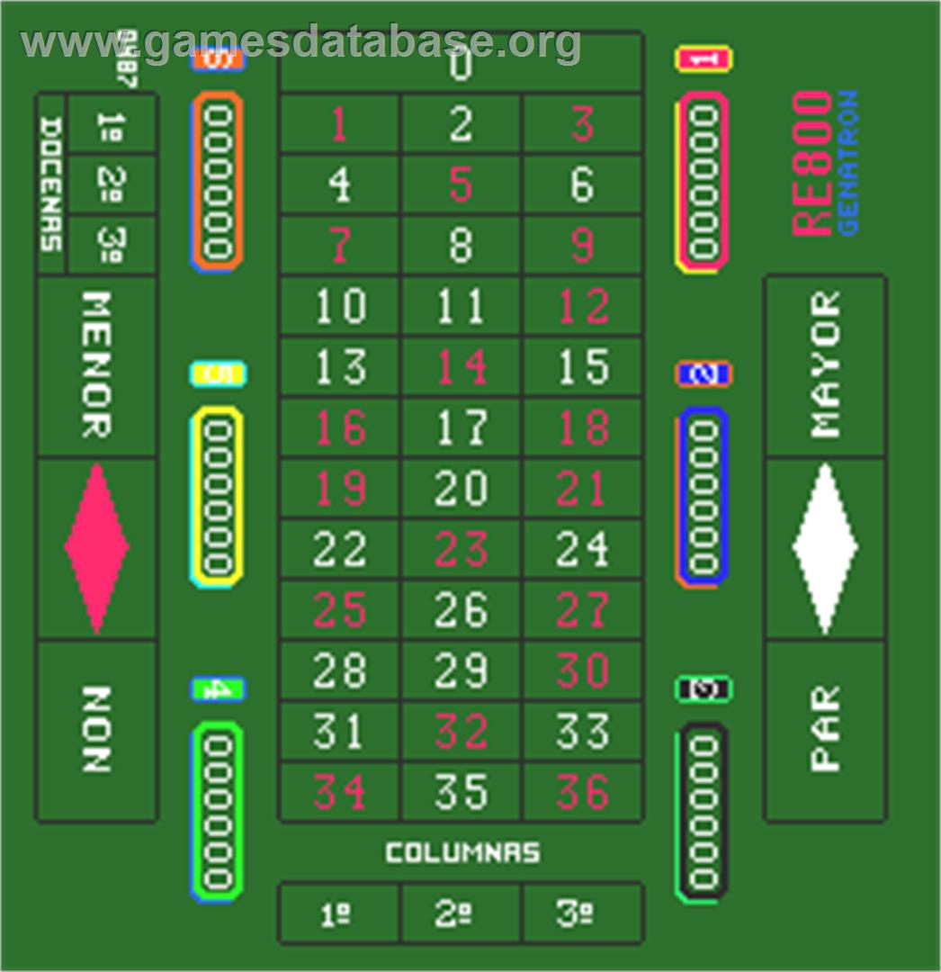 Ruleta RE-800 - Arcade - Artwork - In Game