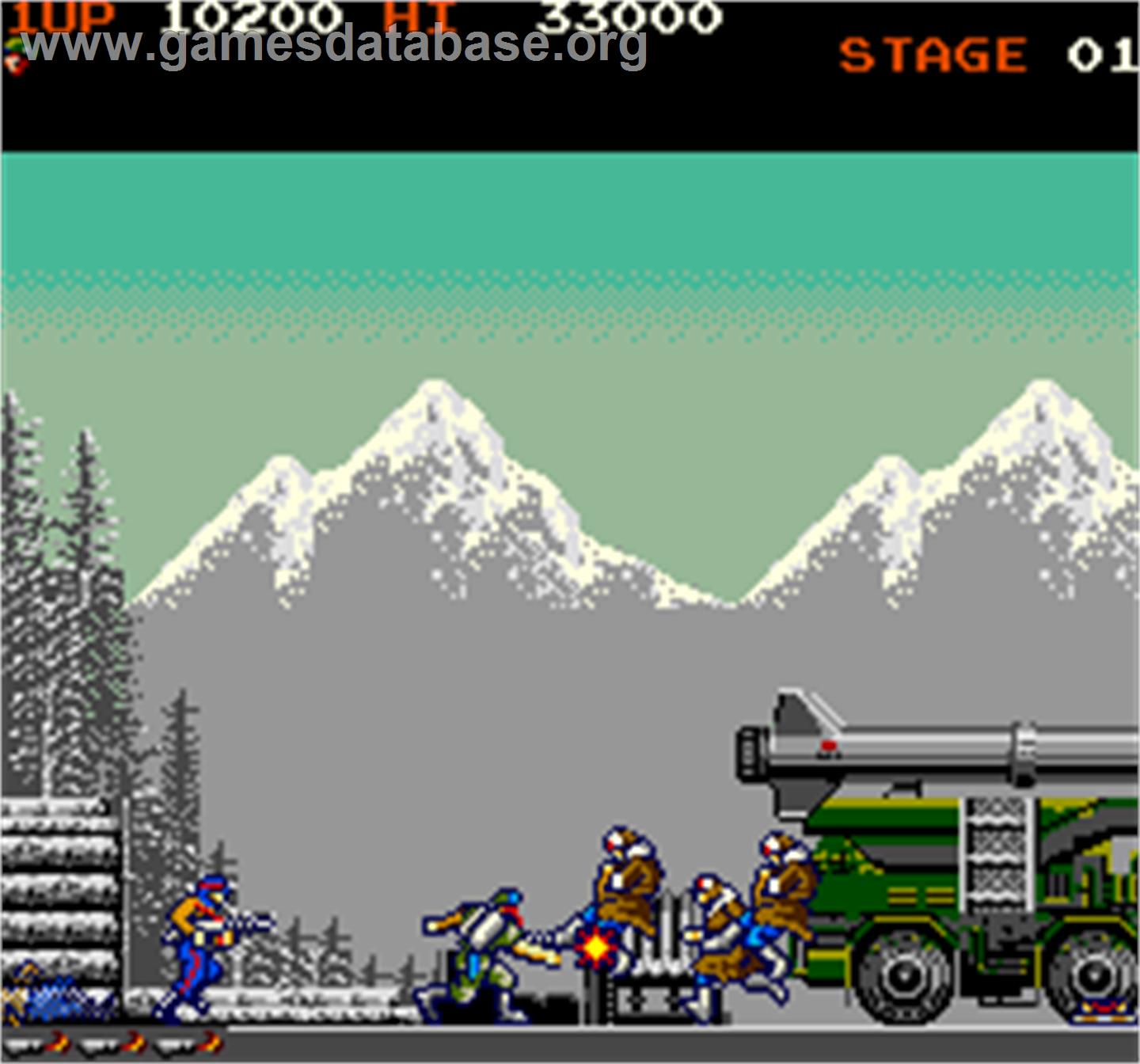 Rush'n Attack - Arcade - Artwork - In Game