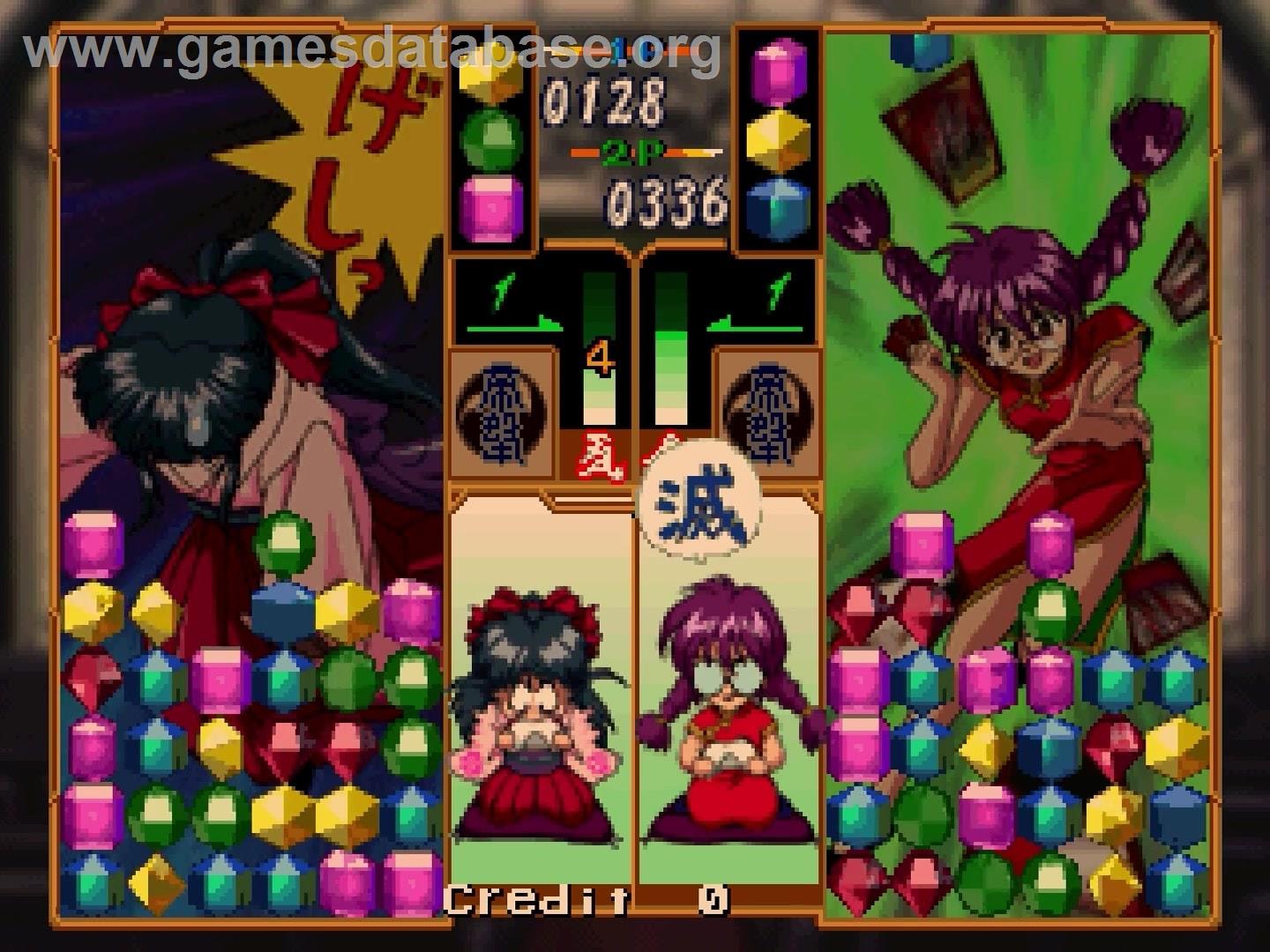 Sakura Taisen - Hanagumi Taisen Columns - Arcade - Artwork - In Game