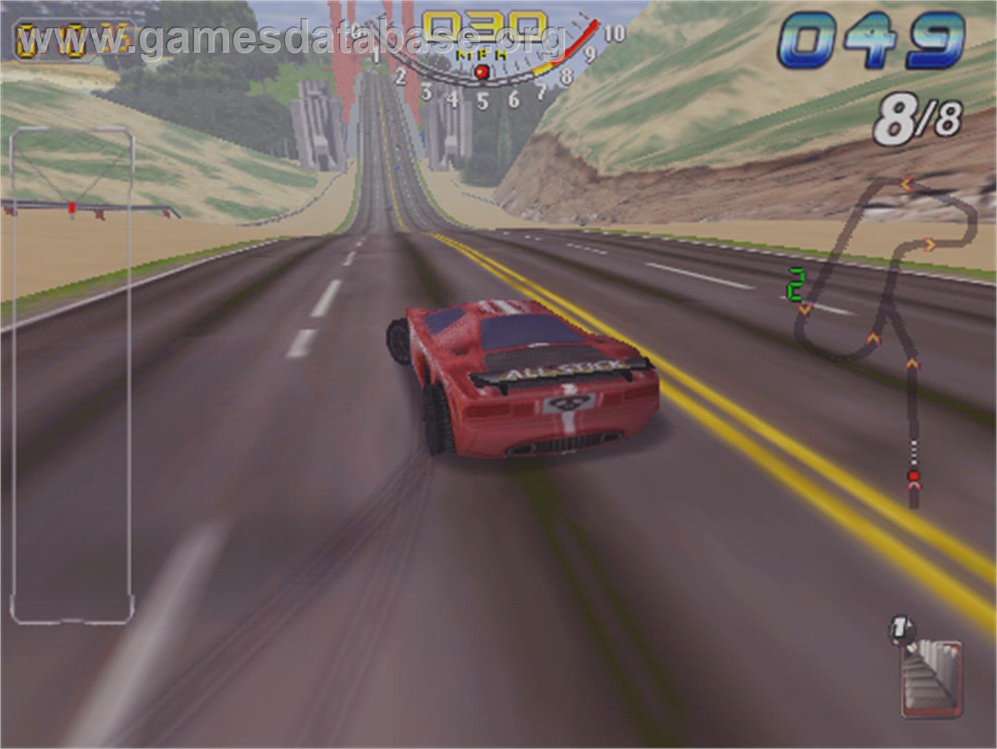 San Francisco Rush: The Rock - Arcade - Artwork - In Game