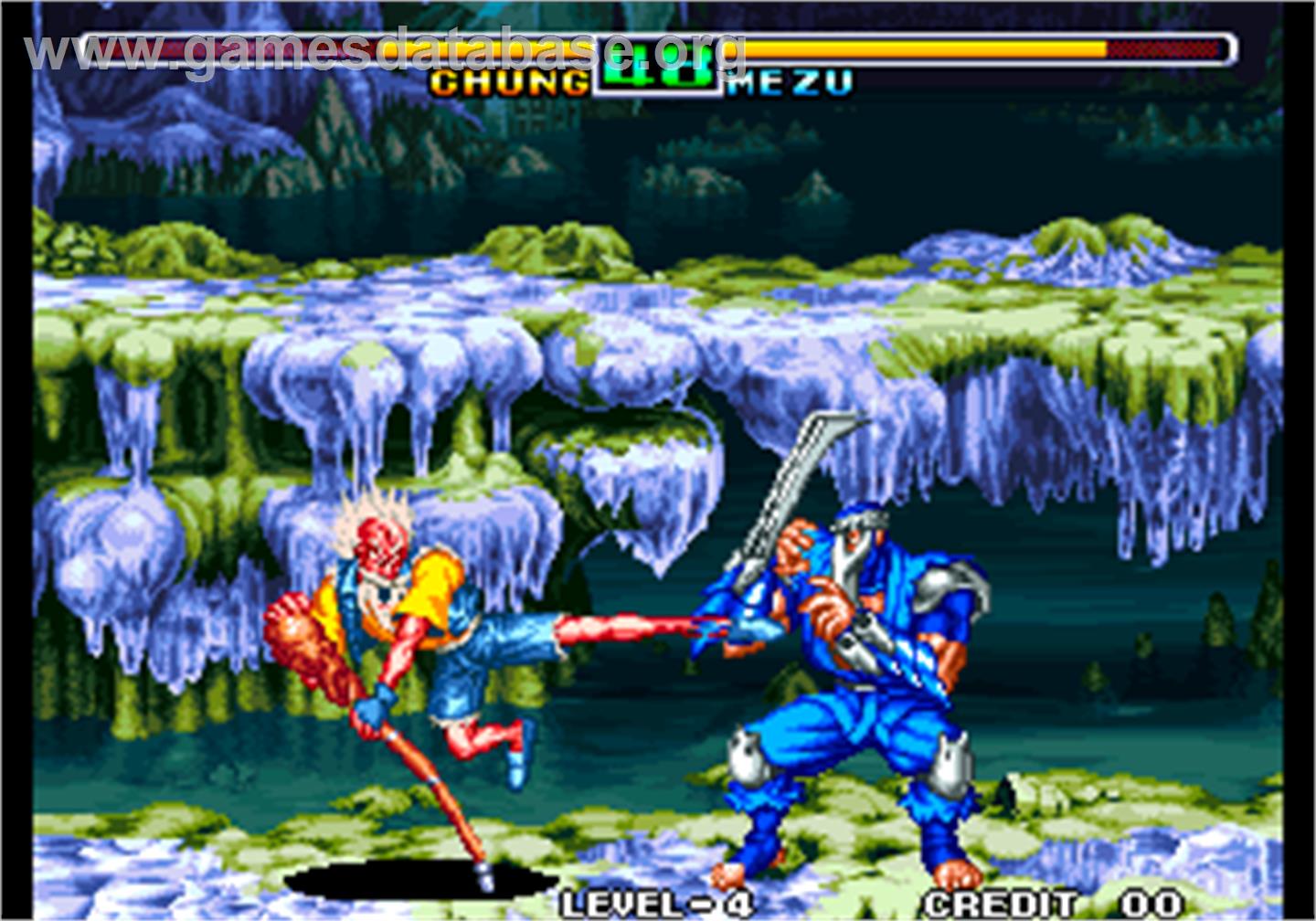 Savage Reign / Fu'un Mokushiroku - kakutou sousei - Arcade - Artwork - In Game