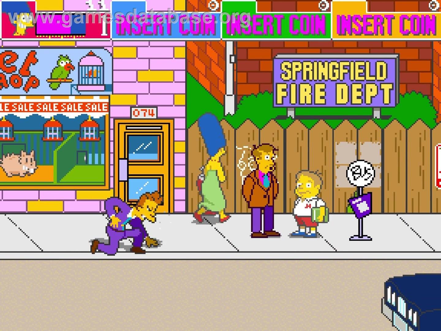 Simpsons, The - Arcade - Artwork - In Game