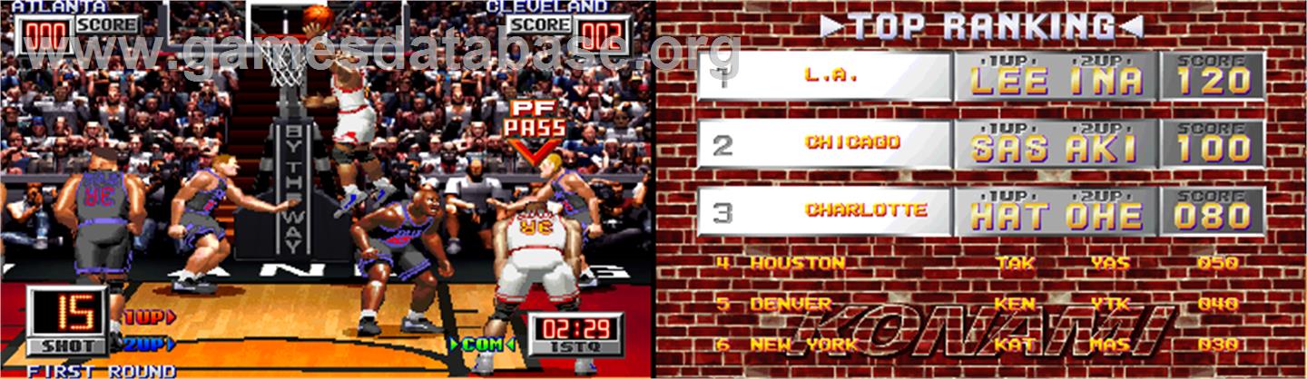 Slam Dunk 2 - Arcade - Artwork - In Game