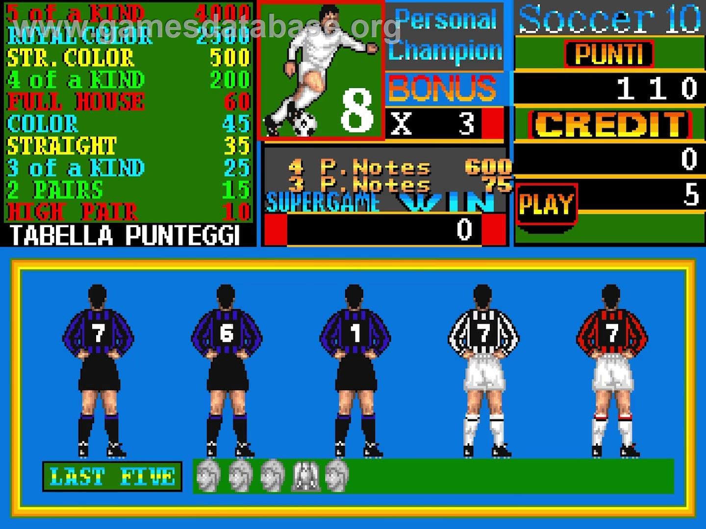 Soccer 10 - Arcade - Artwork - In Game