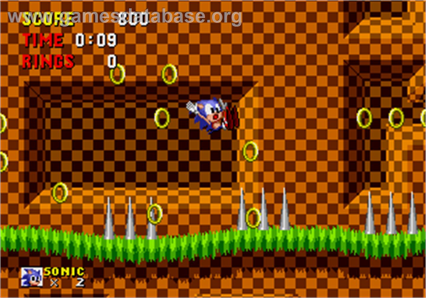 Sonic The Hedgehog - Arcade - Artwork - In Game