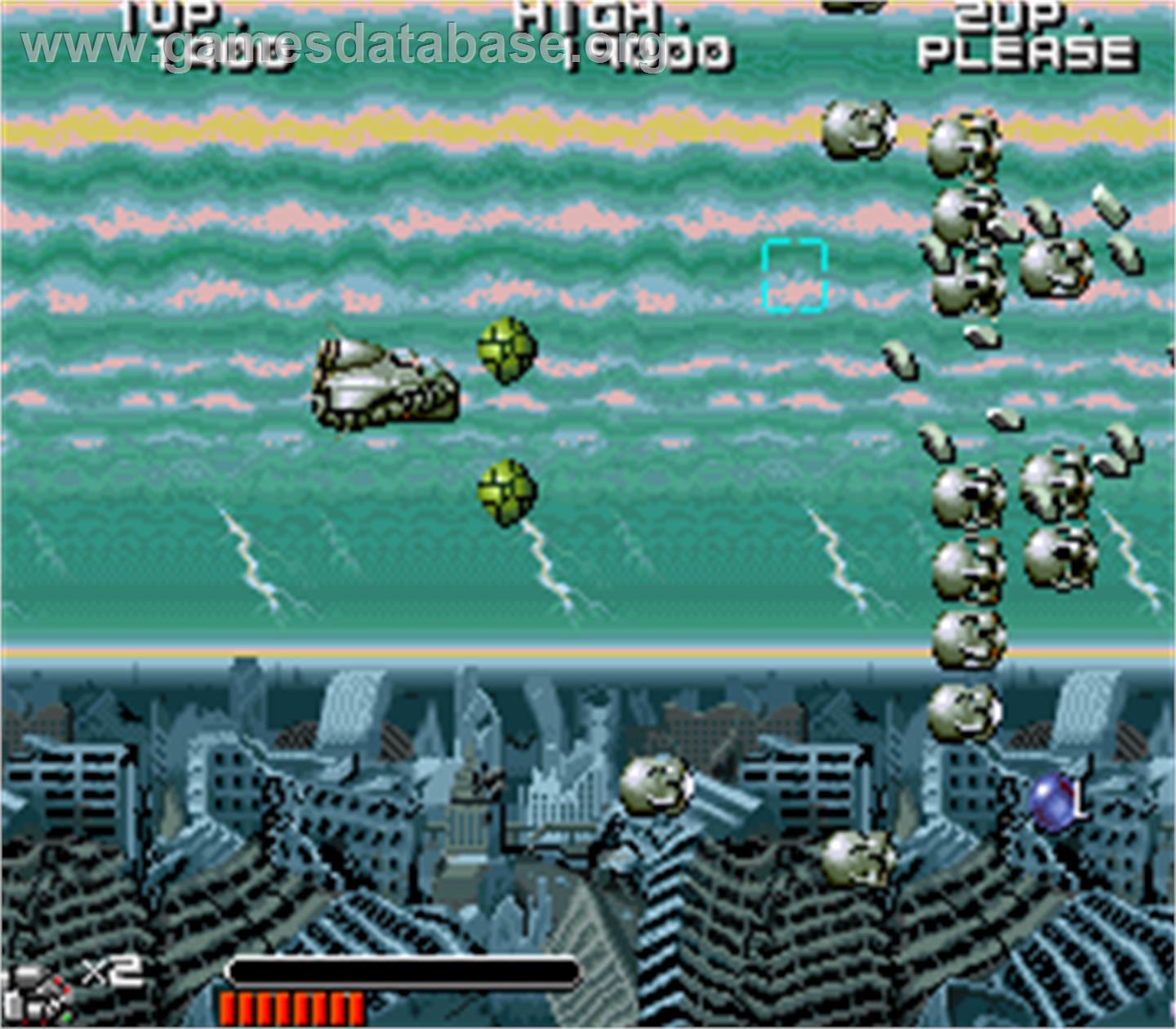 Space Battle Ship Gomorrah - Arcade - Artwork - In Game