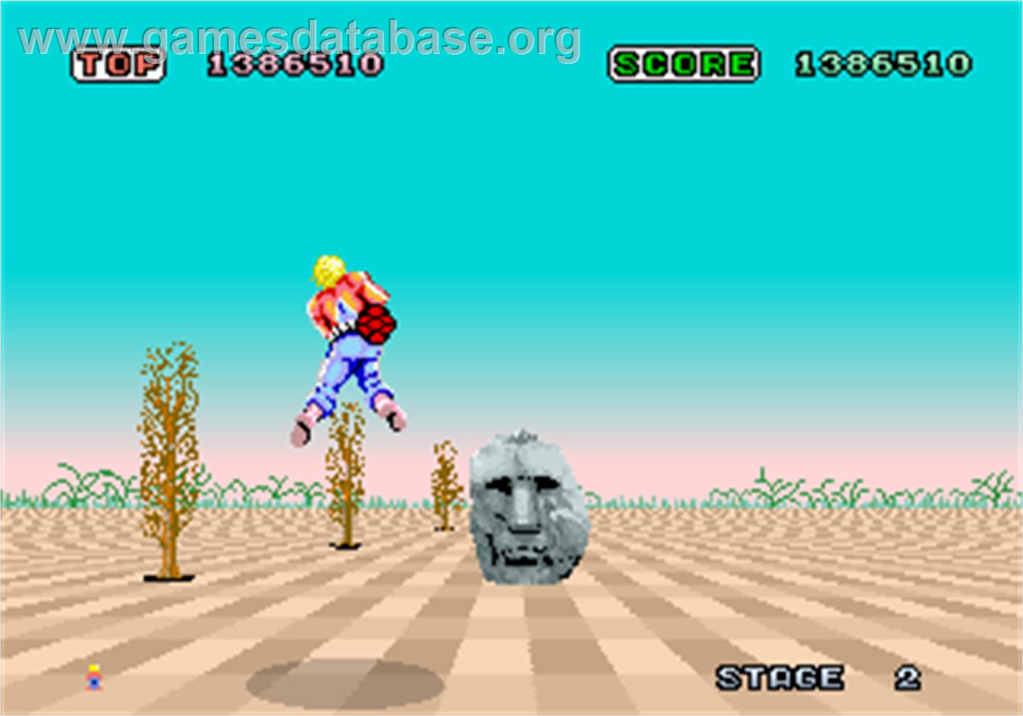 Space Harrier - Arcade - Artwork - In Game