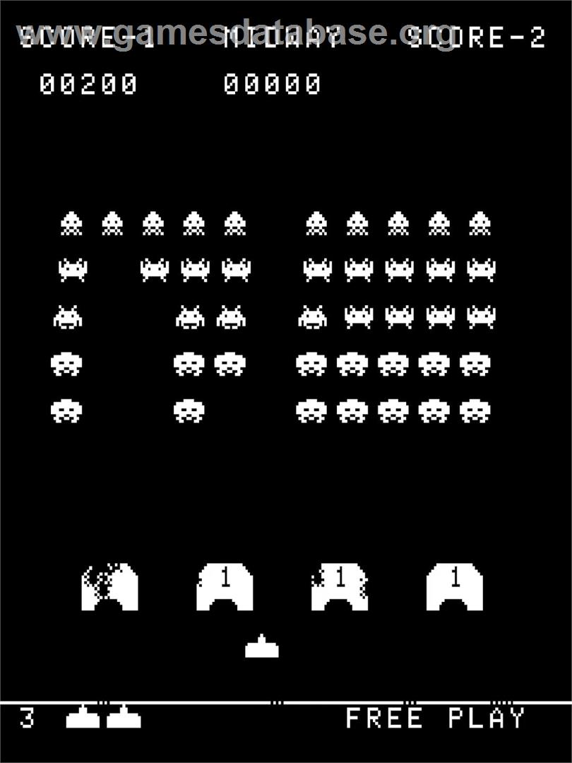 Space Invaders Multigame - Arcade - Artwork - In Game