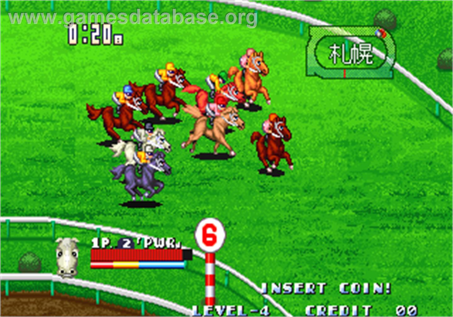 Stakes Winner / Stakes Winner - GI kinzen seihae no michi - Arcade - Artwork - In Game