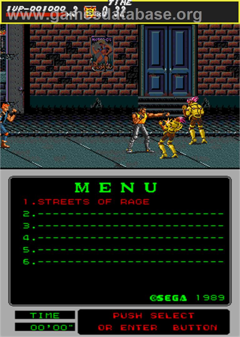 Streets of Rage - Arcade - Artwork - In Game