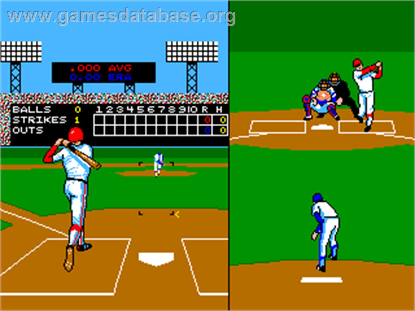 Super Baseball Double Play Home Run Derby - Arcade - Artwork - In Game