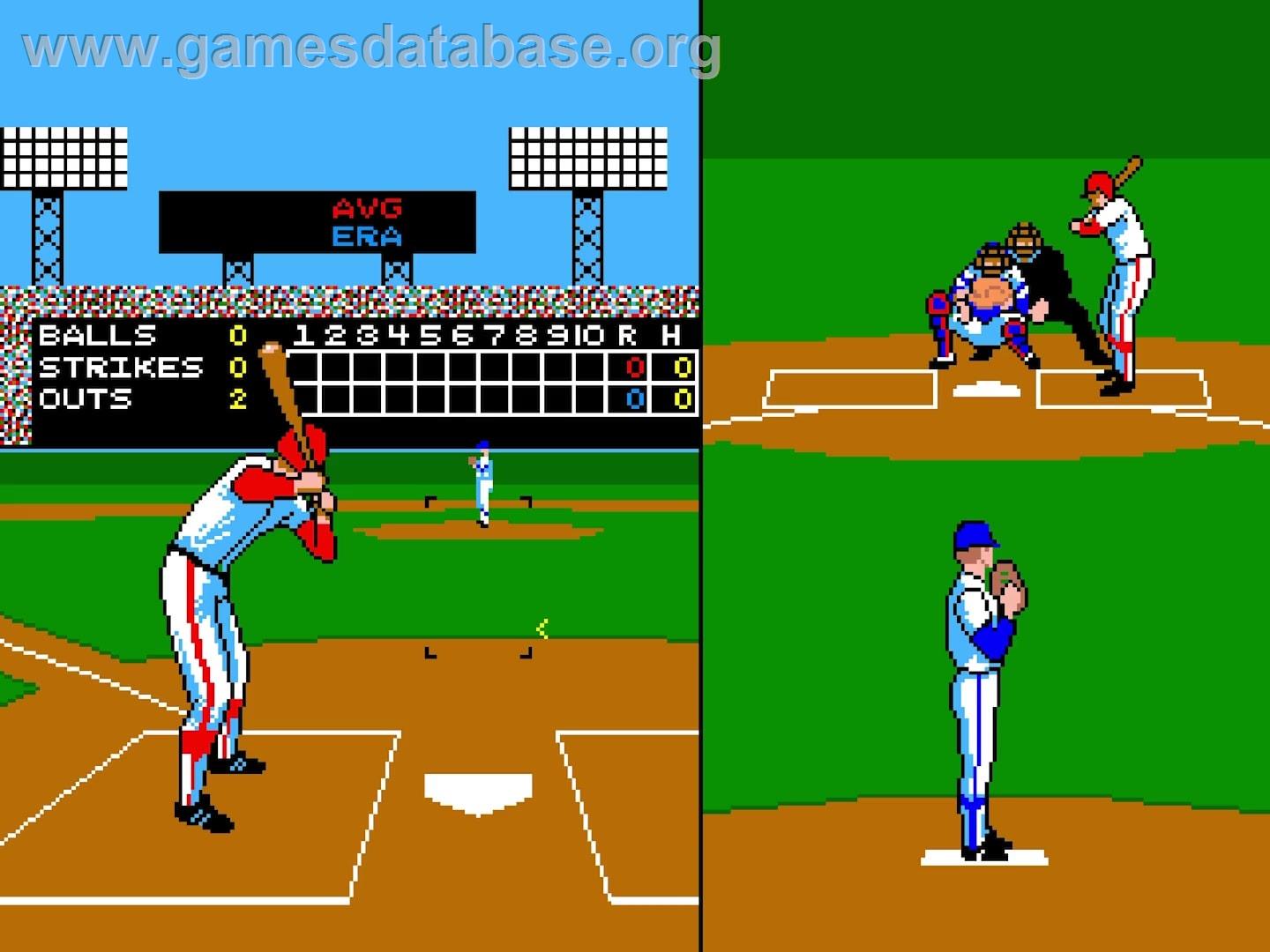 Super Baseball Double Play Home Run Derby - Arcade - Artwork - In Game
