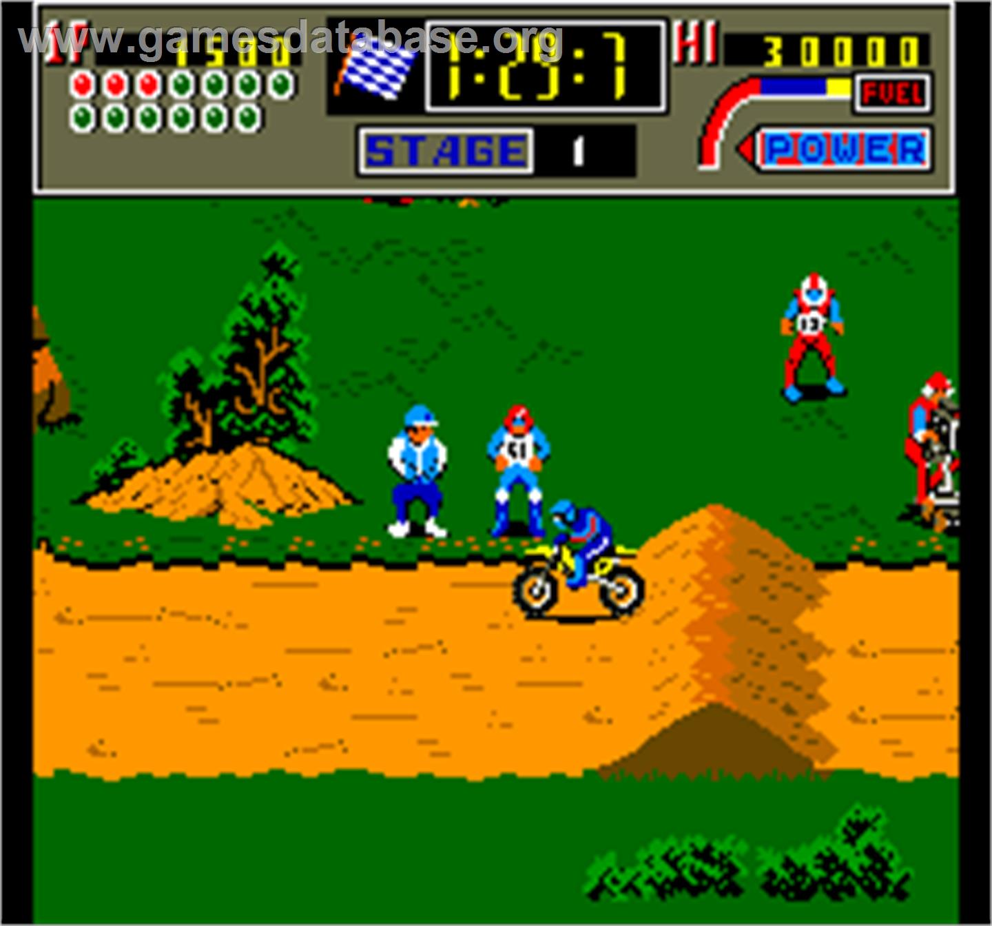 Super Cross II - Arcade - Artwork - In Game