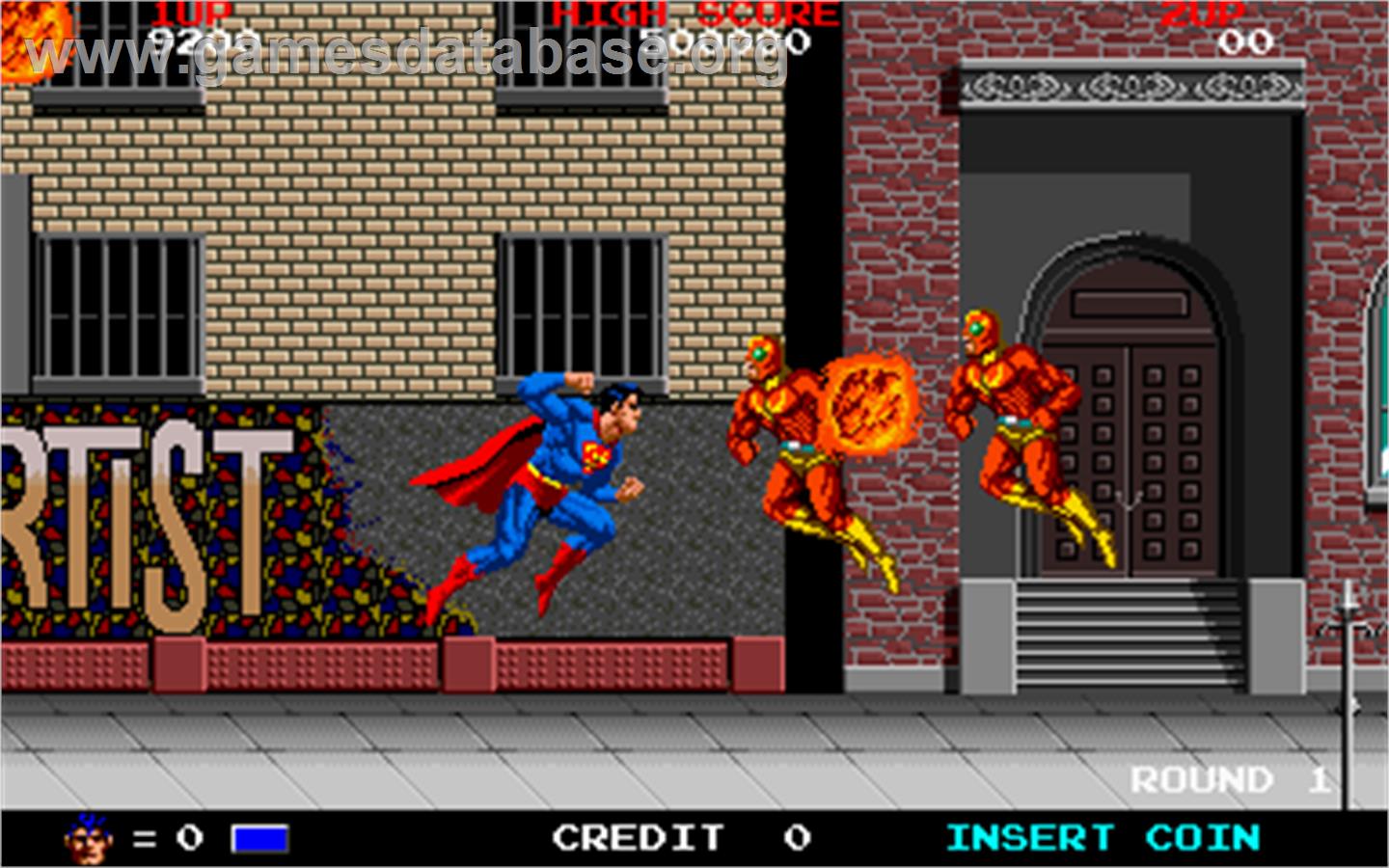 Superman - Arcade - Artwork - In Game